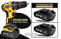 TOOLS EASY BULL EB-21VD Brushless Cordless Drill Machine/Driver With 2 batteries