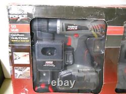 Task Force 18V Cordless Drill/Driver with 6 PC Hand Tool Kit With Carry Case 0042313