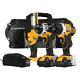 Tools 20v, 3-piece Power Tool Kit Hammer Drill Driver, Impact Driver, Led