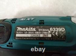 Used Rare Makita Impact Drill Driver 6339d Skin 14.4v Cordless Heavy Duty Tool