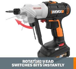 WORX WX176L. 9 Switchdriver 20V Drill & Driver -Tool Only (No Battery or Charger)