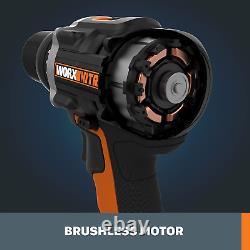 WX102L. 9 20V Power Share 1/2 Cordless Drill/Driver with Brushless Motor Tool O