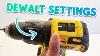 What Do The Settings On A Dewalt Drill Mean