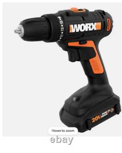 Worx? DRILL DRIVER WX108L & RECIPROCATING SAW WX500L /20v Battery, Charger, Bits