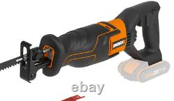 Worx? DRILL DRIVER WX108L & RECIPROCATING SAW WX500L /20v Battery, Charger, Bits