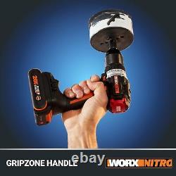 Worx Nitro 20V Cordless 1/2 Drill Driver with Brushless Motor, Compact &