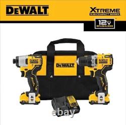 XTREME 2-Tool 12V MAX XR Brushless Drill/Impact Driver with Bag 2-Batteries and