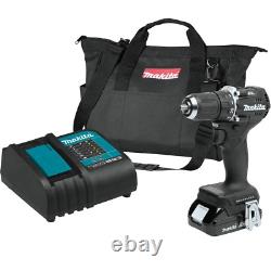 18v Lithium-ion Cordless 1/2 Driver Drill Kit Powerful Variable Speed Keyless