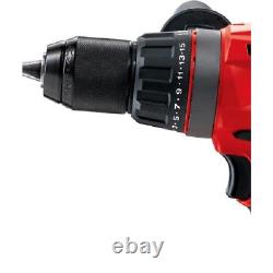 1/2 Dans Hammer Drill Driver Brushless Cordless Variable Speed 22v Lithium Ion Nouveau