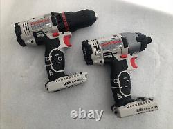 2x Porter Cable 406a / 20v Max Lithium-ion Drill Driver Bare Tools
