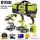 4pc Ryobi One + 18v Combo Sans Fil Power Tool Kit Drill Pilote Circulaire Grind Scie