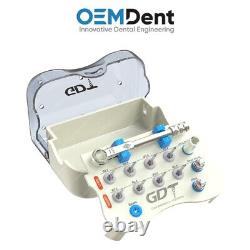 Boîte de kit de base GDT pour système de pièces unique pour forets dentaires et outils de conducteur