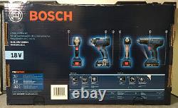 Bosch 2 Outil 18v Li-ion Combo Kit Impact Et Perceuse/conducteur Gxl18v-26b22