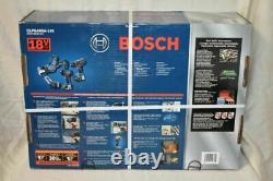 Bosch Clpk495-181 Kit Combo Sans Fil Lithium-ion 18 Volts Avec Boîtier Souple Neuf