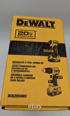 DEWALT DCK2050M2 Kit Combo 2 outils 20V XR Perceuse & Visseuse à Chocs ATOMIC