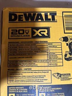DeWALT DCD800P1 XR 20V Perceuse/Visseuse 1/2 sans fil sans balais 5Ah Kit
