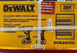 Dewalt Dck240c 20v Max Power Tool Kit Combo Compact