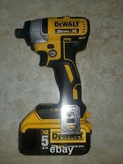 Dewalt Dck296p2 20v Max Xr Cordless Drill Combo Kit, Brushless, 5.0-ah, 2-tool