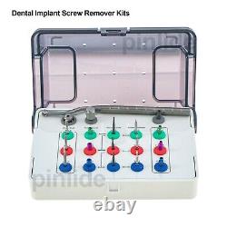 Enlève-vis pour implant dentaire NeoBiotech SR avec guide de forage en sens inverse et driver.