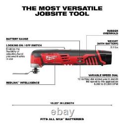 Ensemble combo Milwaukee perceuse-visseuse/outil multifonction avec batterie et sac à outils sans fil 12 volts