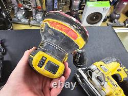 Ensemble d'outils DeWALT DCW210 DCD777 DCS334 20V MAX Drill Driver Palm Sander Jig Saw