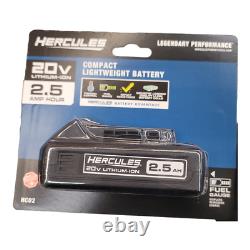 HERCULES 20V Perceuse/Visseuse sans fil Brushless 1/2 po avec Batterie et Chargeur