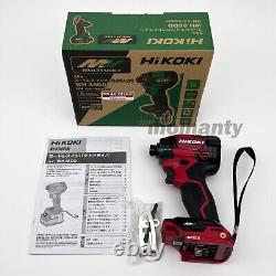 HiKOKI WH36DD(NNR) Perceuse à chocs sans fil Multi-Volt 36V Rouge Outil uniquement