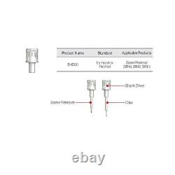 Kit de retrait de vis fracturée pour implant dentaire.