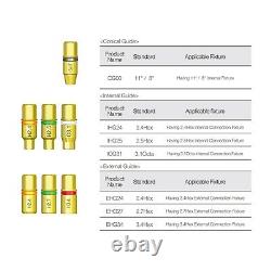 Kit de retrait de vis fracturée pour implant dentaire: Guide de forage et pilote de retrait