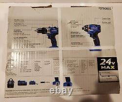 Kobalt 2-tool 24-volt Max Brushless Power Tool Combo Kit Avec Chargeur & Batterie