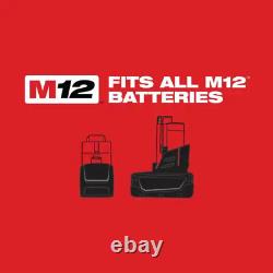 M12 12v Drill Sans Fil Lithium-ion Kit Combo Conducteur/impact Avec Deux 1,5ah B