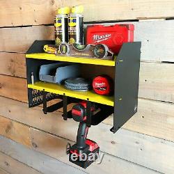 Megamaxx Power Tool Drill Driver & Angle Grinder Storage Workshop Unit Combo