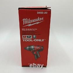 Milwaukee 2455-20 M12 Sans fil No-Hub Accouplement Perceuse Visseuse Outil Seul NEUF