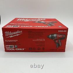 Milwaukee 2455-20 M12 Sans fil No-Hub Accouplement Perceuse Visseuse Outil Seul NEUF