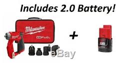 Milwaukee 2505-20 Installation Drill Pilote Nu Outil Avec 2.0 Batterie