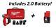 Milwaukee 2505-20 Installation Drill Pilote Nu Outil Avec 2.0 Batterie
