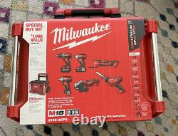 Milwaukee 2698-26po M18 18v 6-piece Combo Tool Kit Pack Off Brand Nouveau Non Utilisé