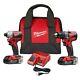 Milwaukee 2892-22ct M18 Kit Combiné Perceuse-visseuse Et Visseuse à Percussion 18v 2 Outils