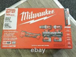 Milwaukee 2892-22ctm M18 Li-ion Sans Brosse Perceuse Sans Fil/impact/kit Multi-outils
