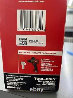 Milwaukee 2904-20 M18 FUEL 1/2 Perceuse à percussion/visseuse (outil uniquement)