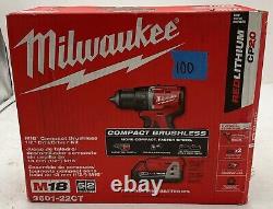 Milwaukee 3601-22CT M18 18V Perceuse/Visseuse Compacte Brushless Kit