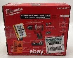 Milwaukee 3601-22CT M18 18V Perceuse/Visseuse Compacte Brushless Kit