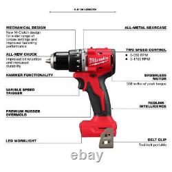 Milwaukee 3602-20 M18 18V 1/2 Compact Brushless Hammer Drill Outil Nu