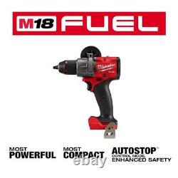 Milwaukee Hammer Perceuse/conducteur 1/2 Outil Uniquement M18 Fuel 18v Li-ion Sans Fil Rouge