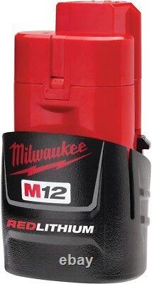 Milwaukee M12 Pilotes De Forage Et D'impact (2-outil) (2) Sac À Outils De Chargeur De Batteries 1,5ah