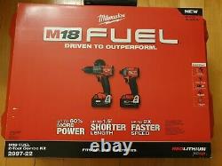 Milwaukee M18 Fuel Hammer Drill Driver & Impact Driver 2 Tool Combo Kit 2997-22
