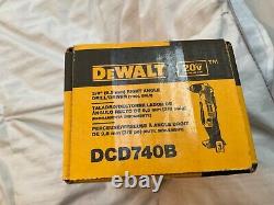 New Dewalt 20v Dcd740b Sans Fil 3/8 Perceuse D'angle Droit 20 Volt (seulement De L'outil)