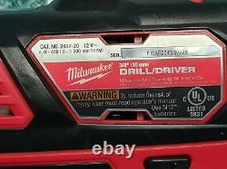 Nouveau Milwaukee M12 12v Li-ion Sans Fil Drill Driver Bare Tool 10mm Chanck 240720