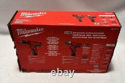Nouveau kit combo sans fil Milwaukee M12 à 2 outils perceuse/visseuse (j01009688)