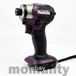 Perceuse à percussion Makita TD173DZ TD173DZAP violette 18V 1/4 sans balai Outil uniquement